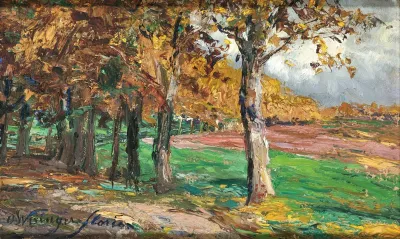 Study For The Platanus Alley