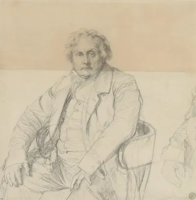 Study For The Portrait Of Louis Francois Bertin 1766 1841