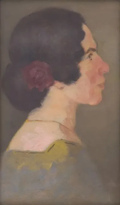 Study For The Portrait Of The Artist Jonasova