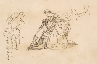 Study For The Return Of King Friedrich Ii From Kustrin