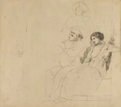 Study For The Rustic Dancers