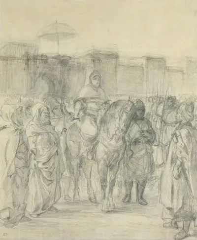 Study For The Sultan Of Morocco And His Entourage 2