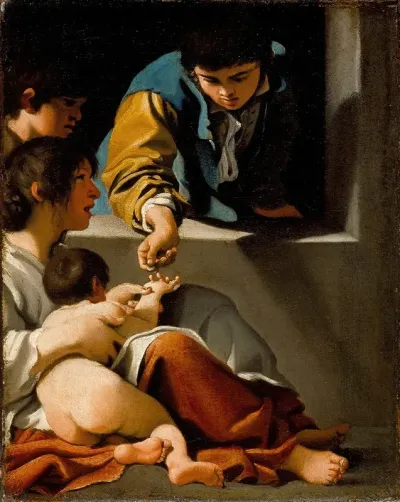 Study For The The Charity Of St Elizabeth