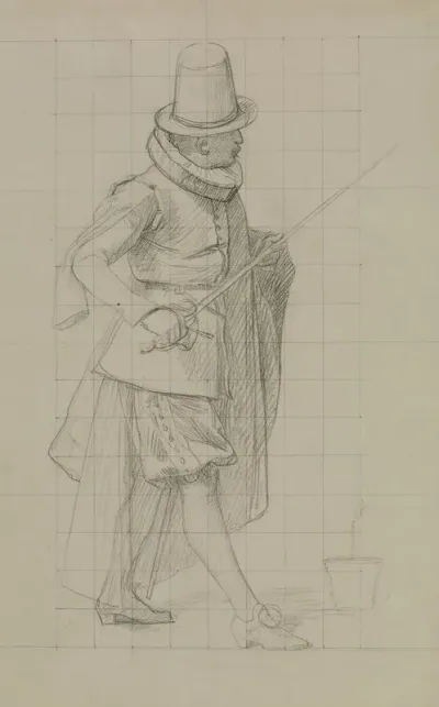 Study For The Tulip Folly