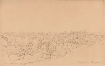 Study For The View Of Cambridge From Castle Hill