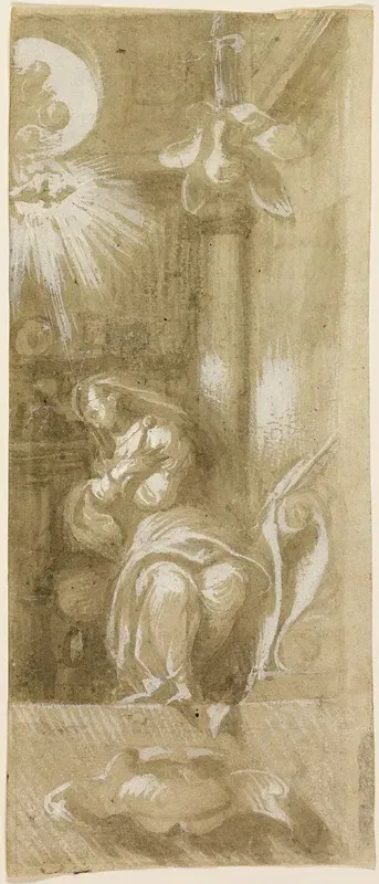 Study For The Virgin Annunciate