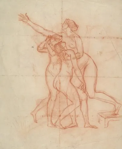 Study For The Wife And Daughters Of Brutus
