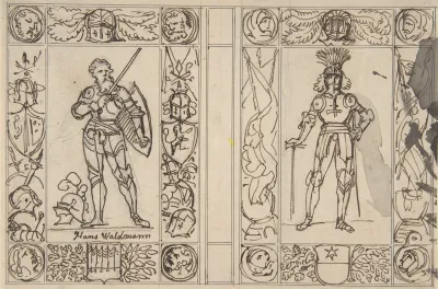 Study For Two Book Illustrations