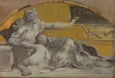 Study For Tympanum In Honor Of Cicero