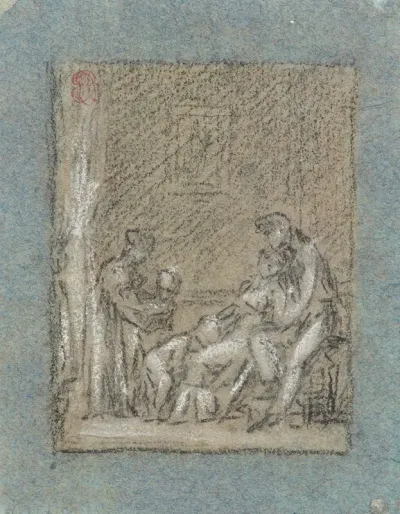 Study For Une Famille Dans La Desolation