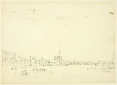 Study For View Of London From The Thames