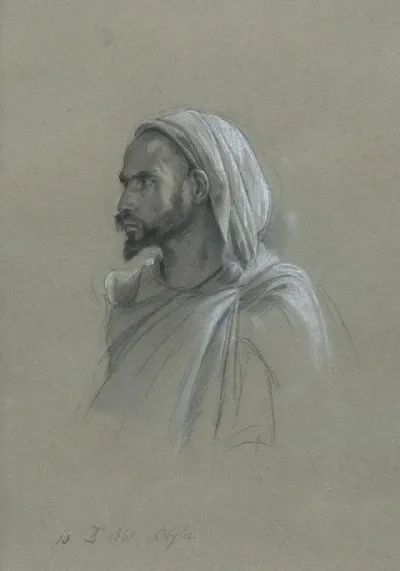 Study For Visit Of The Emperor Napoleon Iii And The Empress To Algeria