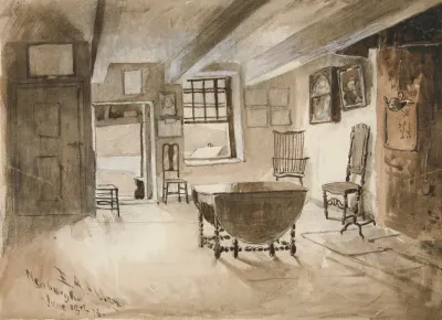 Study For Washingtons Headquarters At Newburgh New York