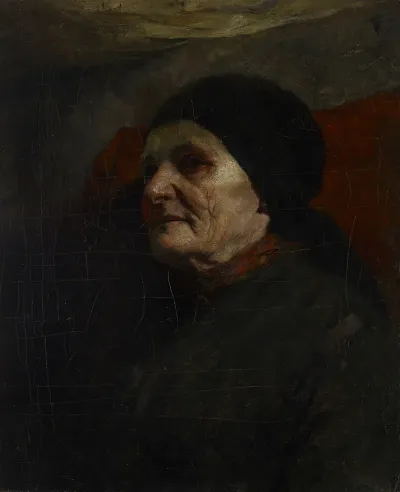 Study Head Old Woman 2