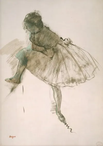 Study Of A Ballet Dancer