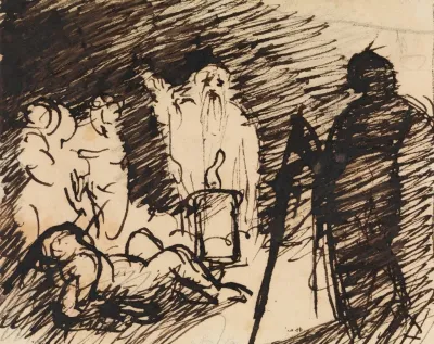 Study Of A Biblical Scene