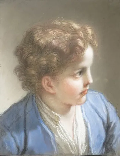 Study Of A Boy In A Blue Jacket