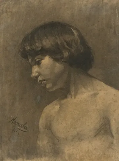 Study Of A Boys Head 2