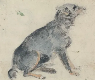 Study Of A Dog 4