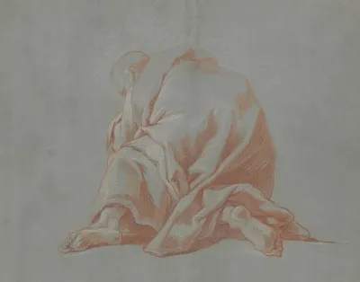 Study Of A Draped Figure 2