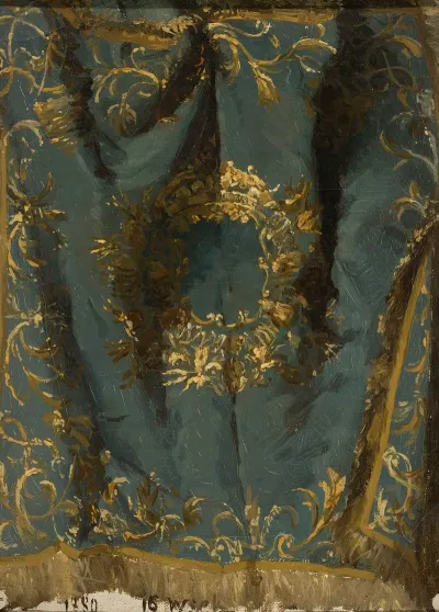 Study Of A Fabric From The 16th Century