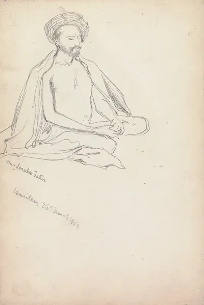Study Of A Fakir Amritsar 26 March 1860
