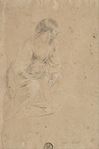 Study Of A Female Figure 4