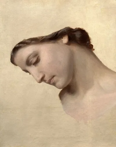 Study Of A Feminine Head