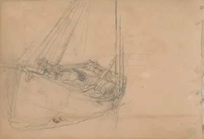 Study Of A Fishing Boat