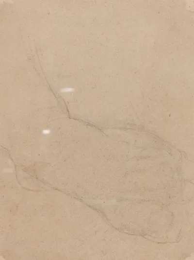 Study Of A Foot Verso