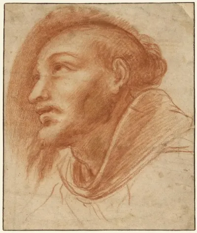 Study Of A Franciscan Monk Possibly Saint Francis