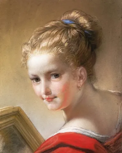 Study Of A Girl In Red