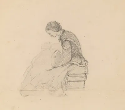 Study Of A Girl Reading