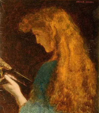 Study Of A Girls Head 4