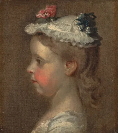Study Of A Girls Head