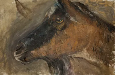 Study Of A Goats Head