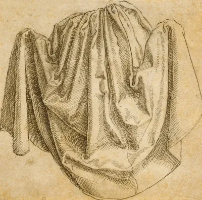 Study Of A Hanging Drapery