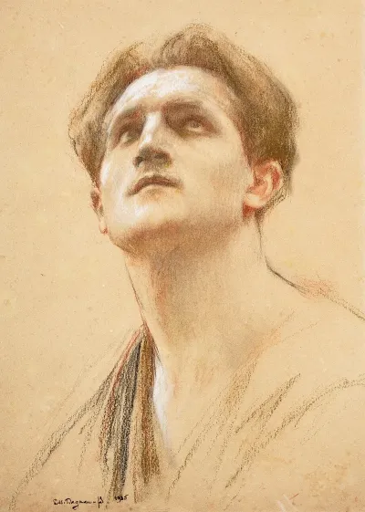 Study Of A Head For Saint John
