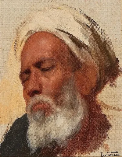 Study Of A Head Market In Cairo Belvedere