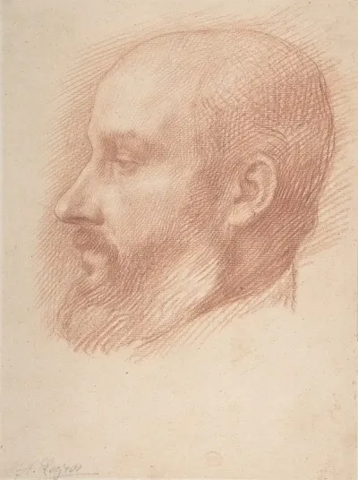 Study Of A Head Of A Man