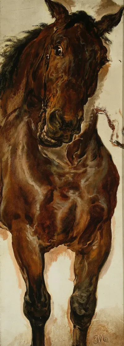 Study Of A Horses Head For Battle Of Grunwald