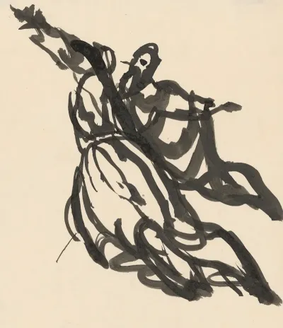 Study Of A Hovering Saint