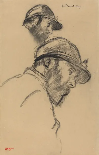 Study Of A Jockey M De Broutelles