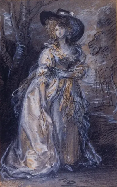 Study Of A Lady