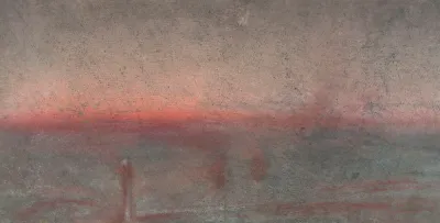 Study Of A Landscape For The Painting March To Siberia