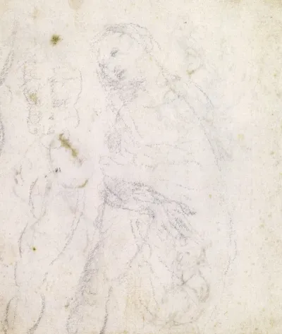 Study Of A Madonna Verso