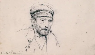 Study Of A Male Head 3