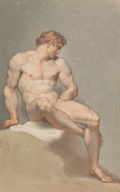 Study Of A Male Nude 11