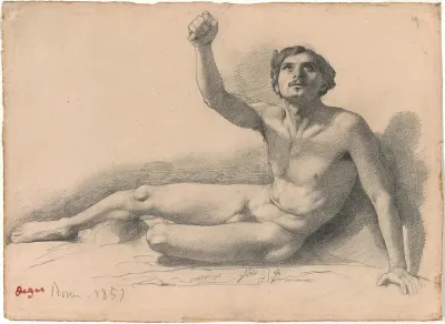 Study Of A Male Nude
