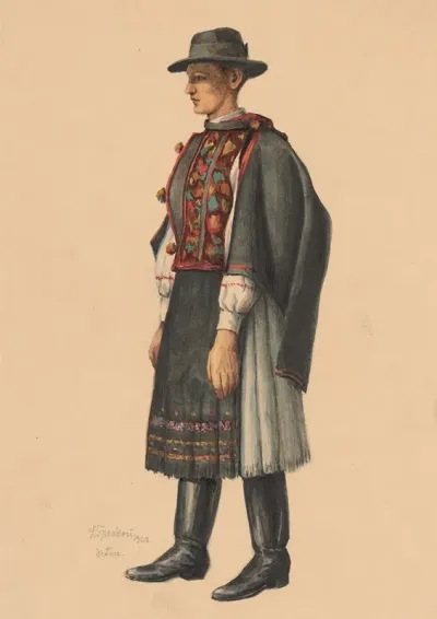 Study Of A Man From Detva